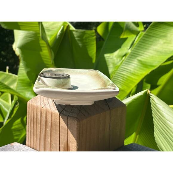 Vintage The Hyde Park Ashtray. #1935. Rectangle. Greenish/brown. made in USA - Picture 4 of 10